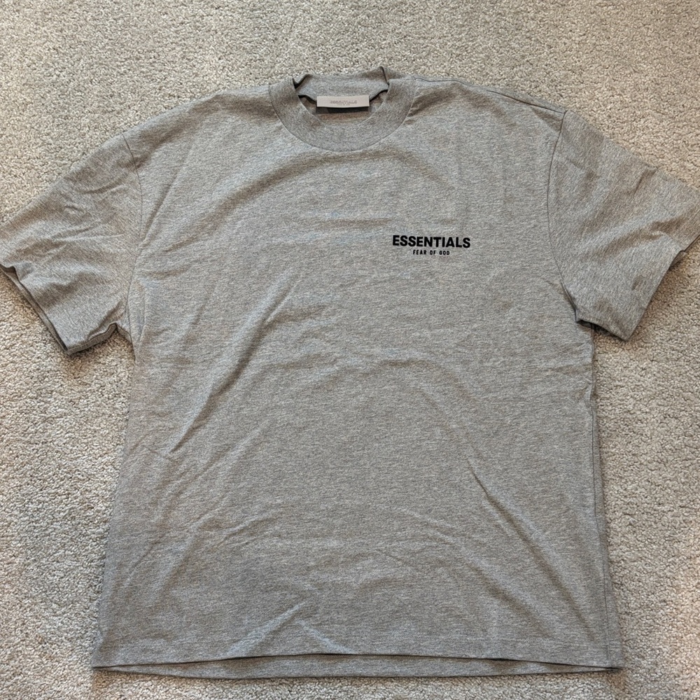 Essentials Heather Gray Short Sleeve Tee